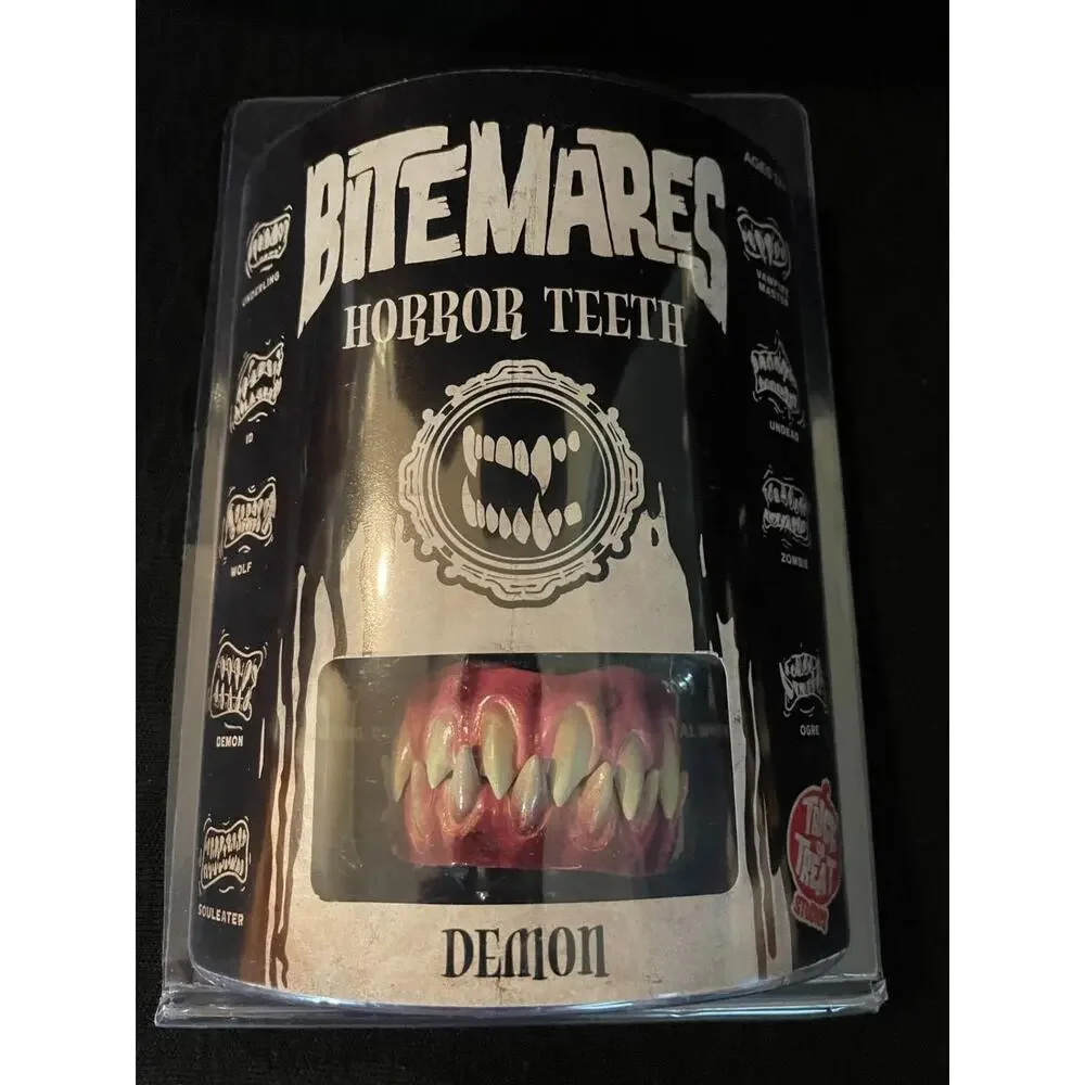 TOT BITEMARES HORROR TEETH DEMON MONSTER APPLIANCE COSTUME MAKEUP NEW